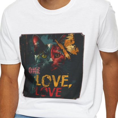 One Love Unisex Soft-Style Cotton T-Shirt – Lightweight, Comfortable, and Sustainable