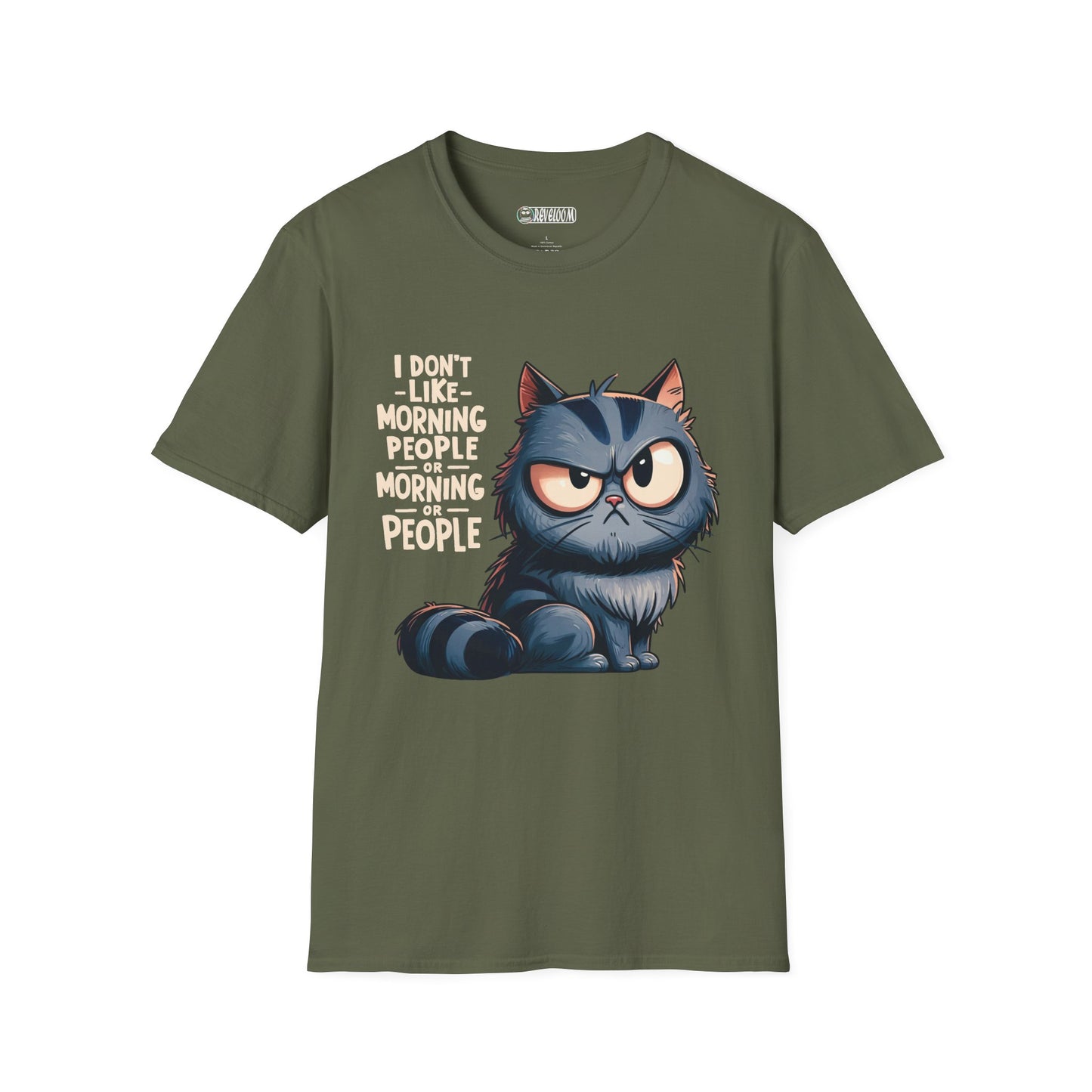 I Don't Like Morning People Unisex Soft-Style T-Shirt – Ultra Comfort & Timeless Style