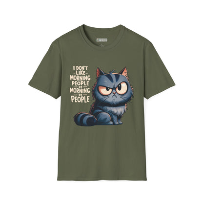 I Don't Like Morning People Unisex Soft-Style T-Shirt – Ultra Comfort & Timeless Style