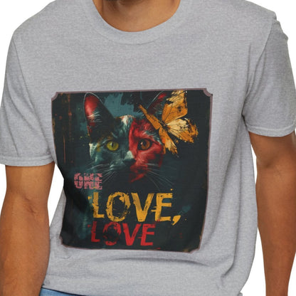 One Love Unisex Soft-Style Cotton T-Shirt – Lightweight, Comfortable, and Sustainable