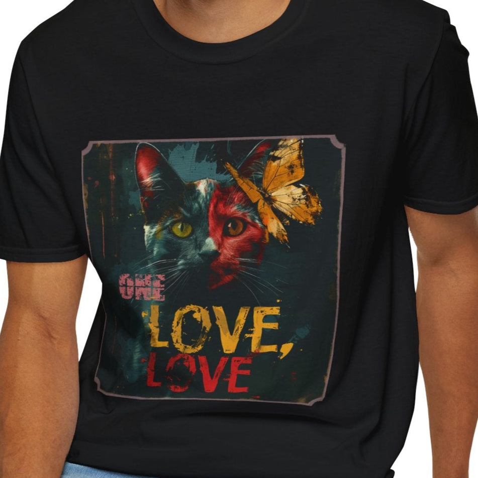 One Love Unisex Soft-Style Cotton T-Shirt – Lightweight, Comfortable, and Sustainable