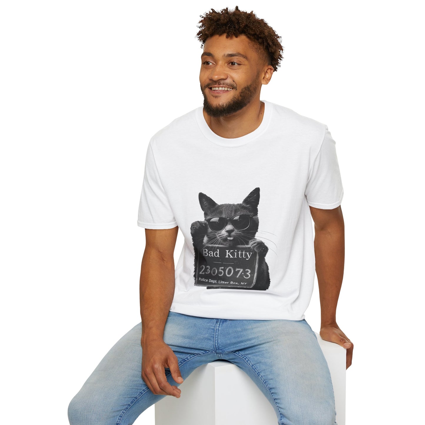 Bad Kitty Unisex Soft-Style Cotton T-Shirt – Lightweight, Comfortable, and Sustainable