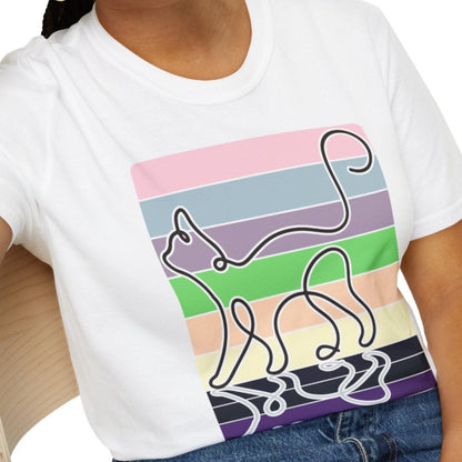 Cat Twins Unisex Soft-Style Cotton T-Shirt – Lightweight, Comfortable, and Sustainable