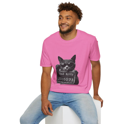 Bad Kitty Unisex Soft-Style Cotton T-Shirt – Lightweight, Comfortable, and Sustainable