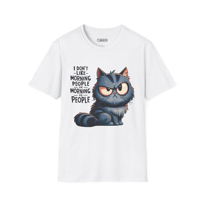 I Don't Like Morning People Unisex Soft-Style T-Shirt – Ultra Comfort & Timeless Style