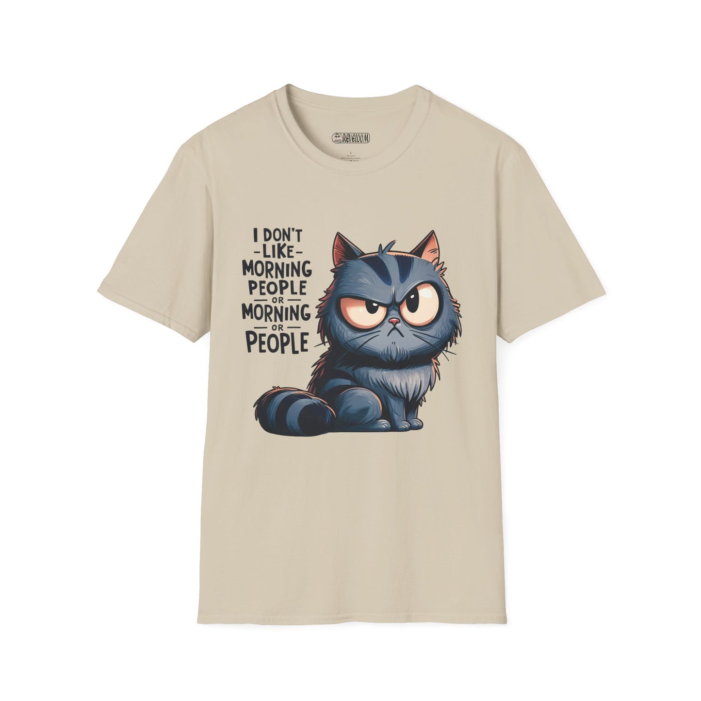 I Don't Like Morning People Unisex Soft-Style T-Shirt – Ultra Comfort & Timeless Style