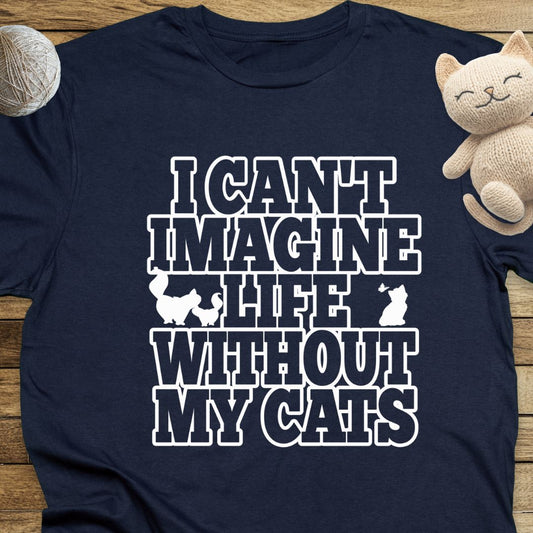 Without My Cats Unisex Soft-Style Cotton T-Shirt – Lightweight, Comfortable, and Sustainable