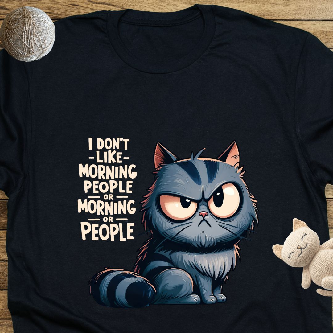 I Don't Like Morning People Unisex Soft-Style T-Shirt – Ultra Comfort & Timeless Style