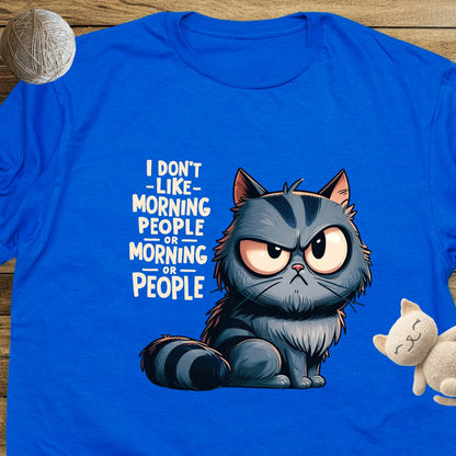 I Don't Like Morning People Unisex Soft-Style T-Shirt – Ultra Comfort & Timeless Style