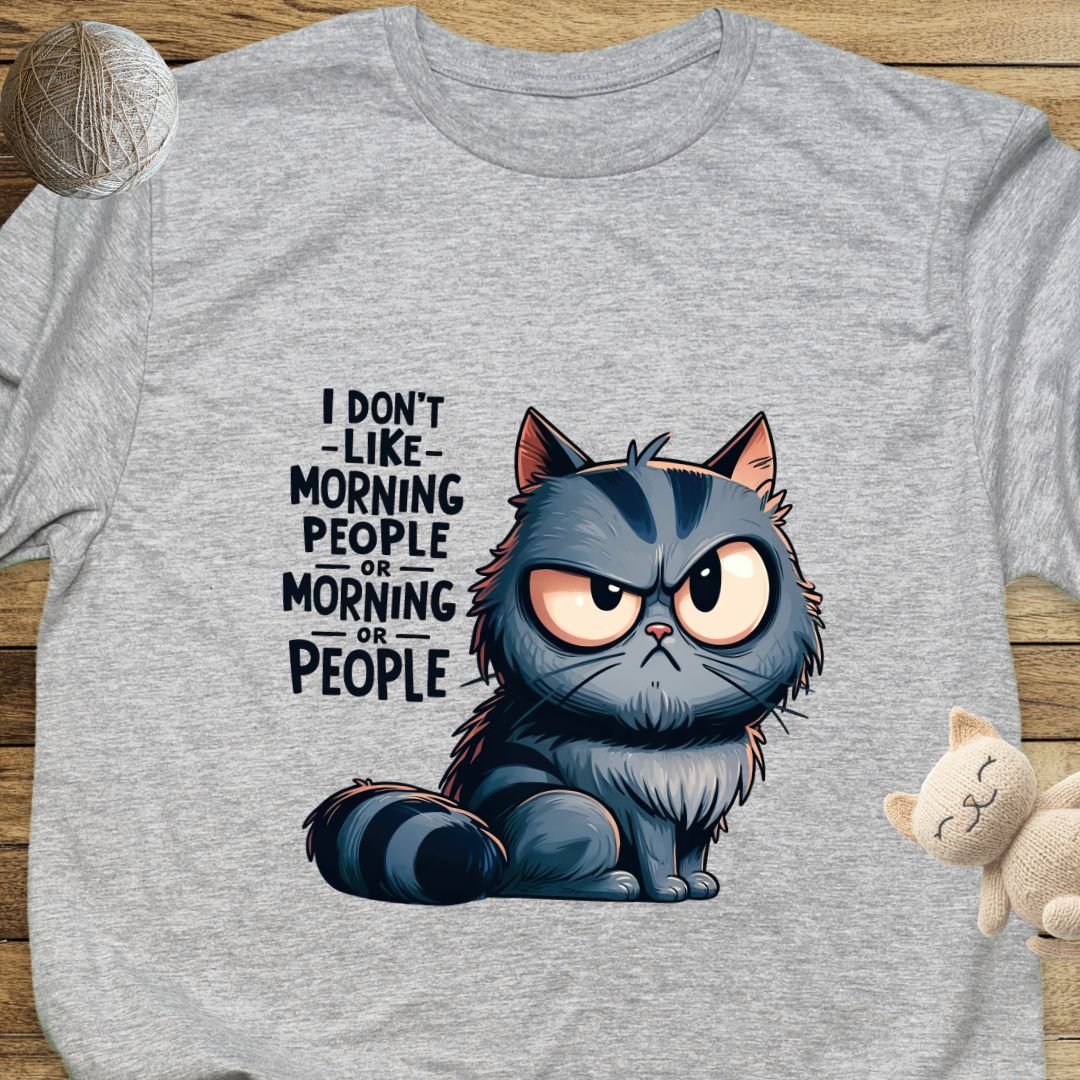 I Don't Like Morning People Unisex Soft-Style T-Shirt – Ultra Comfort & Timeless Style