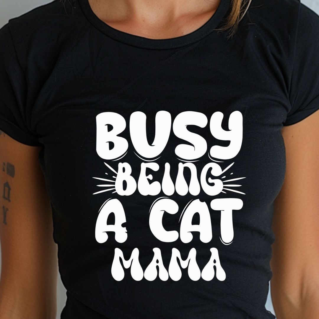 Busy Being a Cat Mama Unisex Soft-Style T-Shirt – Ultra Comfort & Timeless Style