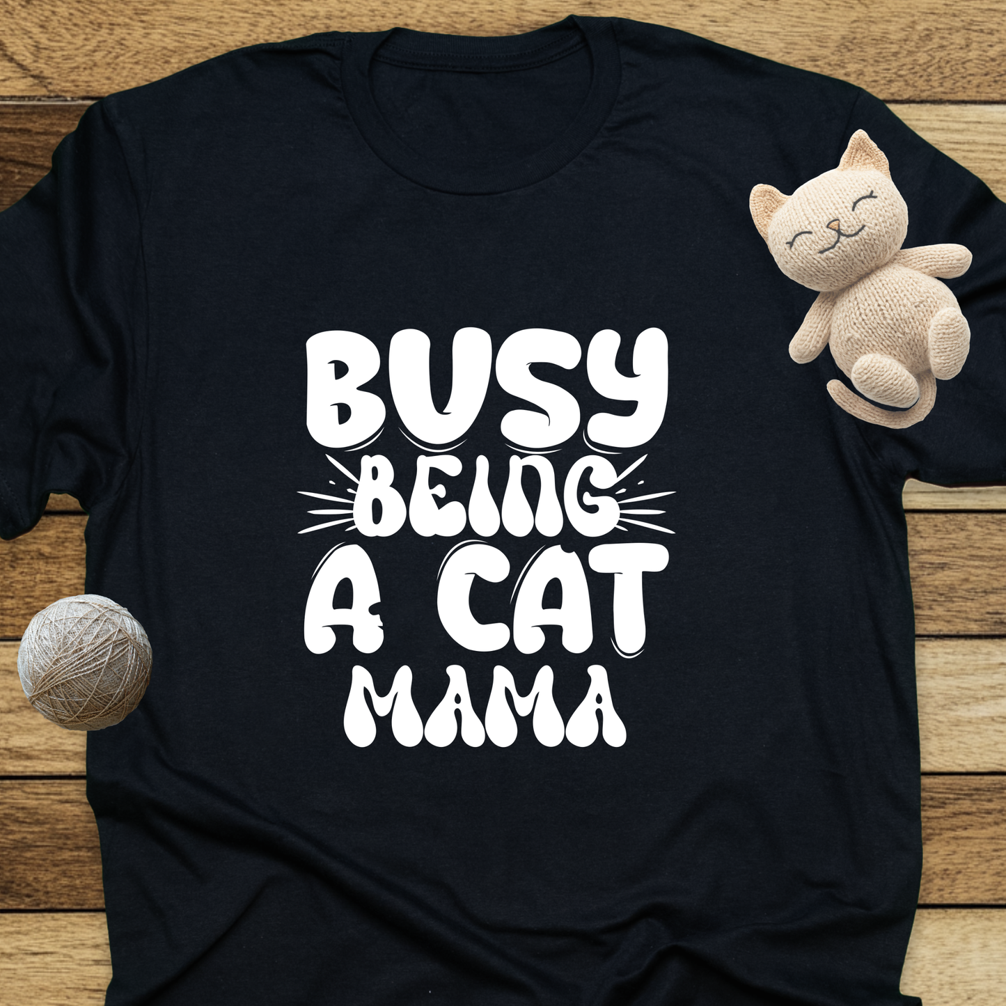 Busy Being a Cat Mama Unisex Soft-Style T-Shirt – Ultra Comfort & Timeless Style