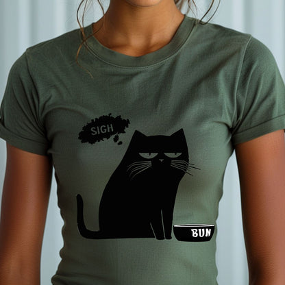 Bored Cat The Bun Unisex Soft-Style T-Shirt – Ultra Comfort & Timeless Style