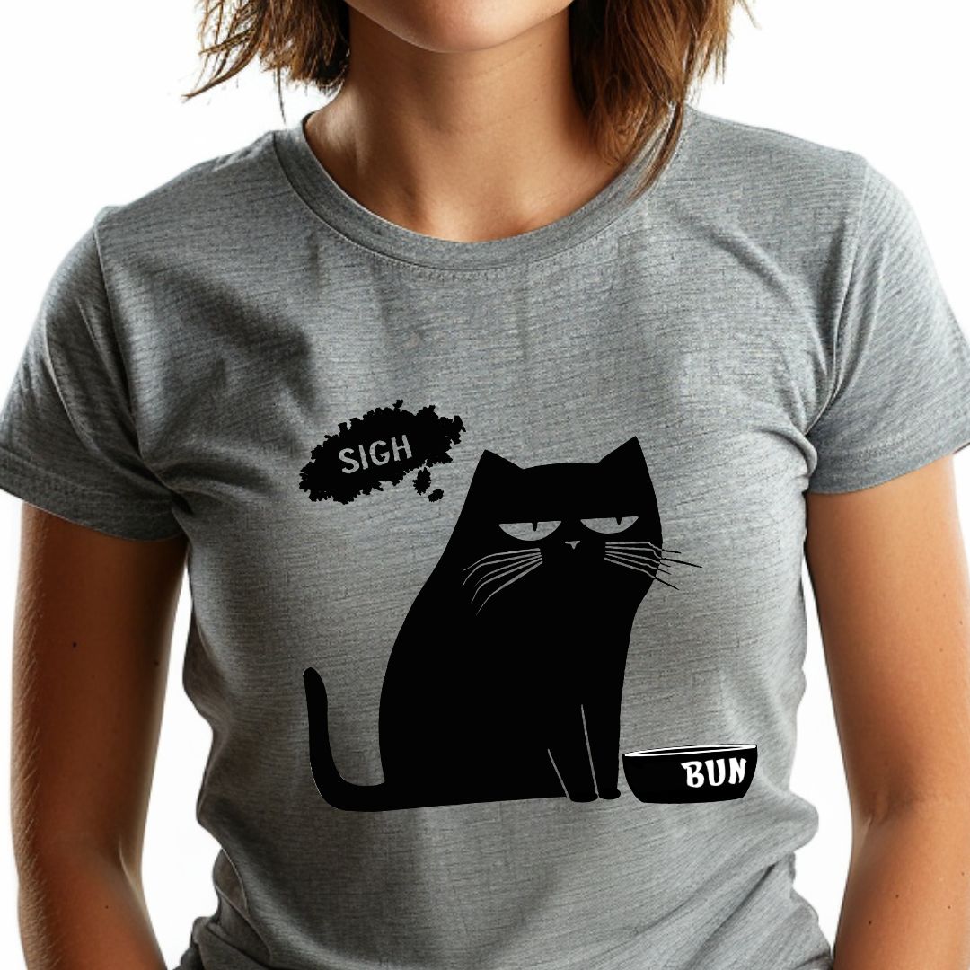 Bored Cat The Bun Unisex Soft-Style T-Shirt – Ultra Comfort & Timeless Style