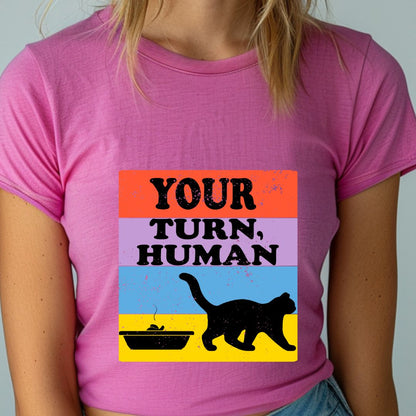 Your Turn Human Unisex Soft-Style Cotton T-Shirt – Lightweight, Comfortable, and Sustainable