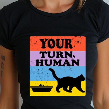 Your Turn Human Unisex Soft-Style Cotton T-Shirt – Lightweight, Comfortable, and Sustainable