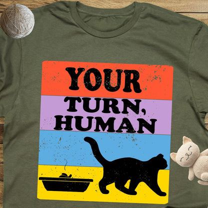 Your Turn Human Unisex Soft-Style Cotton T-Shirt – Lightweight, Comfortable, and Sustainable