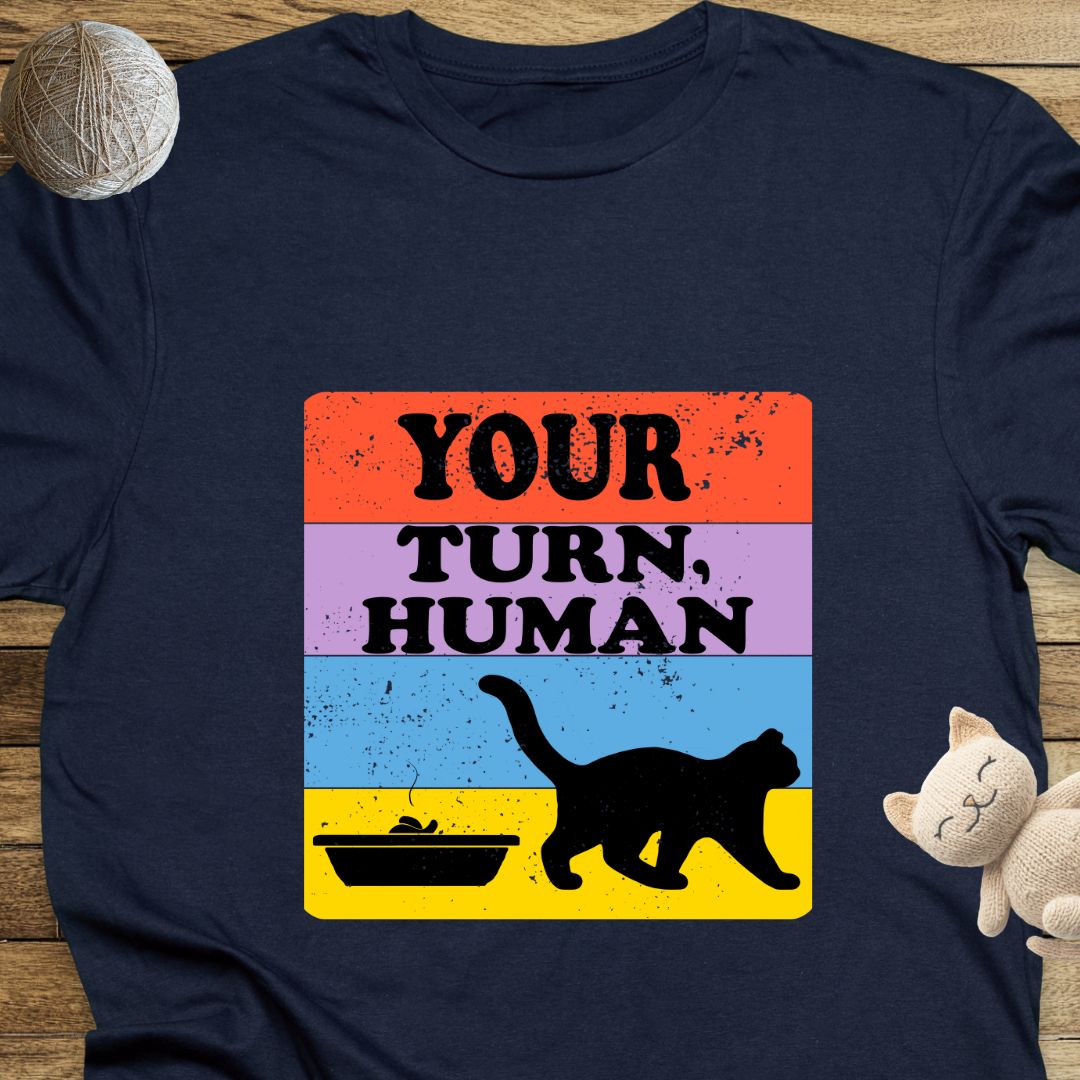 Your Turn Human Unisex Soft-Style Cotton T-Shirt – Lightweight, Comfortable, and Sustainable