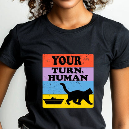 Your Turn Human Unisex Soft-Style Cotton T-Shirt – Lightweight, Comfortable, and Sustainable