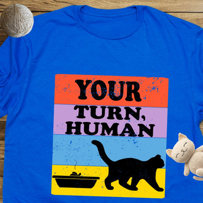 Your Turn Human Unisex Soft-Style Cotton T-Shirt – Lightweight, Comfortable, and Sustainable