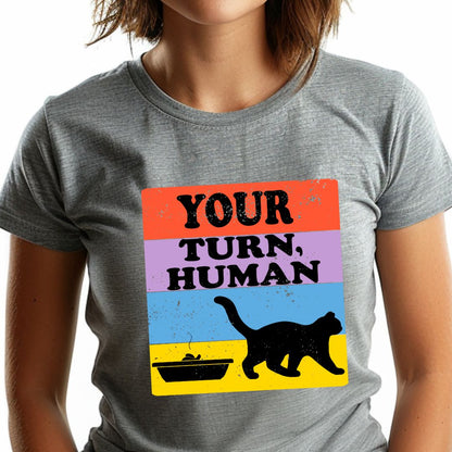 Your Turn Human Unisex Soft-Style Cotton T-Shirt – Lightweight, Comfortable, and Sustainable