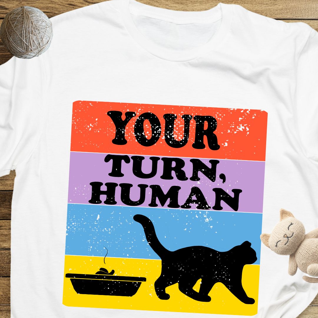 Your Turn Human Unisex Soft-Style Cotton T-Shirt – Lightweight, Comfortable, and Sustainable