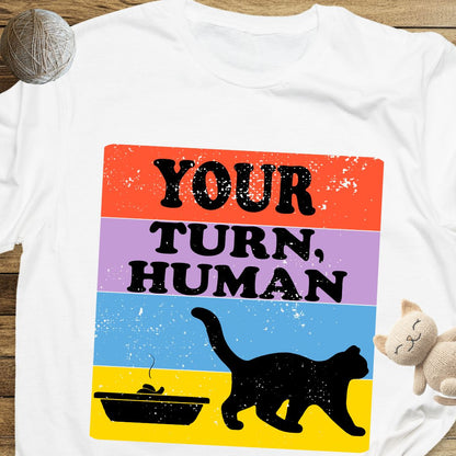 Your Turn Human Unisex Soft-Style Cotton T-Shirt – Lightweight, Comfortable, and Sustainable