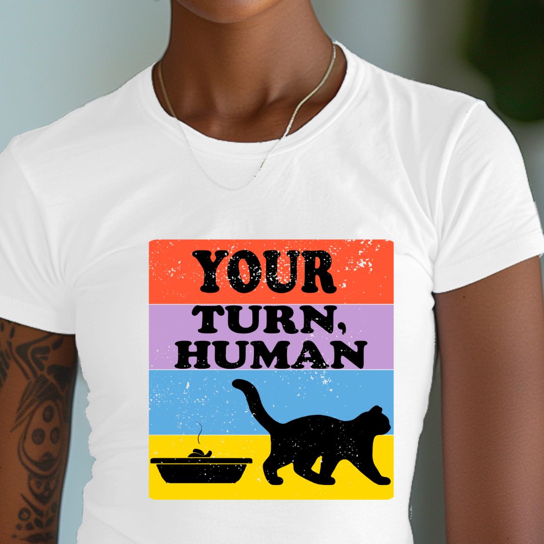 Your Turn Human Unisex Soft-Style Cotton T-Shirt – Lightweight, Comfortable, and Sustainable