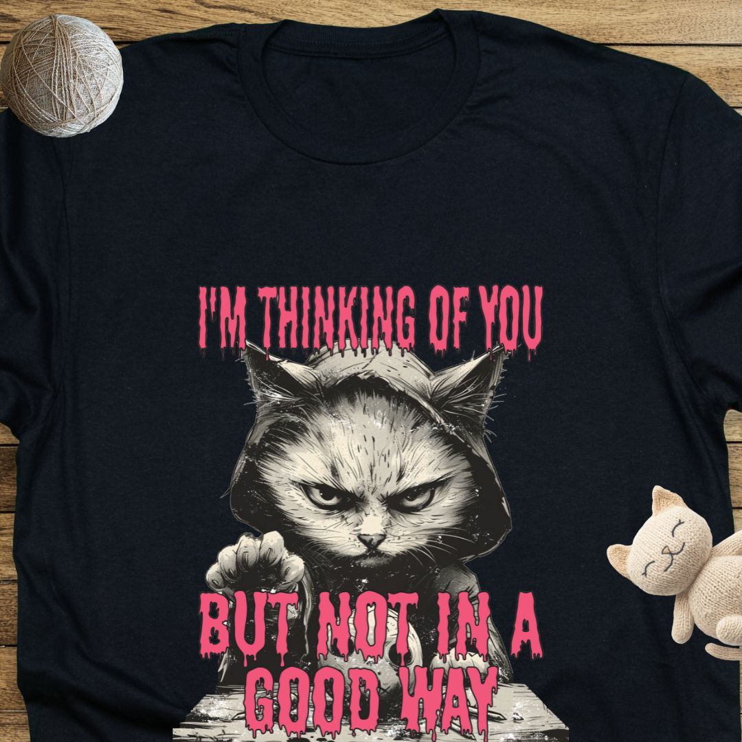 I'm Thinking Of You Unisex Soft-Style Cotton T-Shirt – Lightweight, Comfortable, and Sustainable