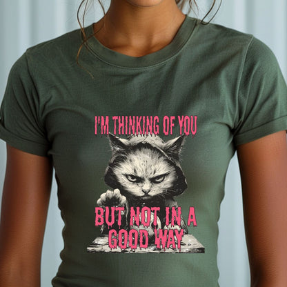 I'm Thinking Of You Unisex Soft-Style Cotton T-Shirt – Lightweight, Comfortable, and Sustainable