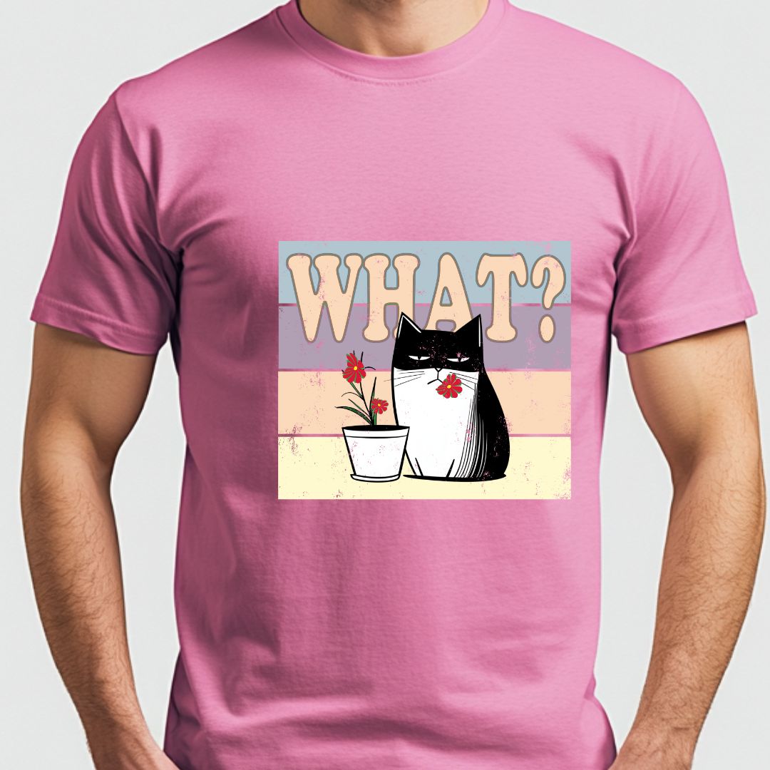 What? Unisex Soft-Style Cotton T-Shirt – Lightweight, Comfortable, and Sustainable