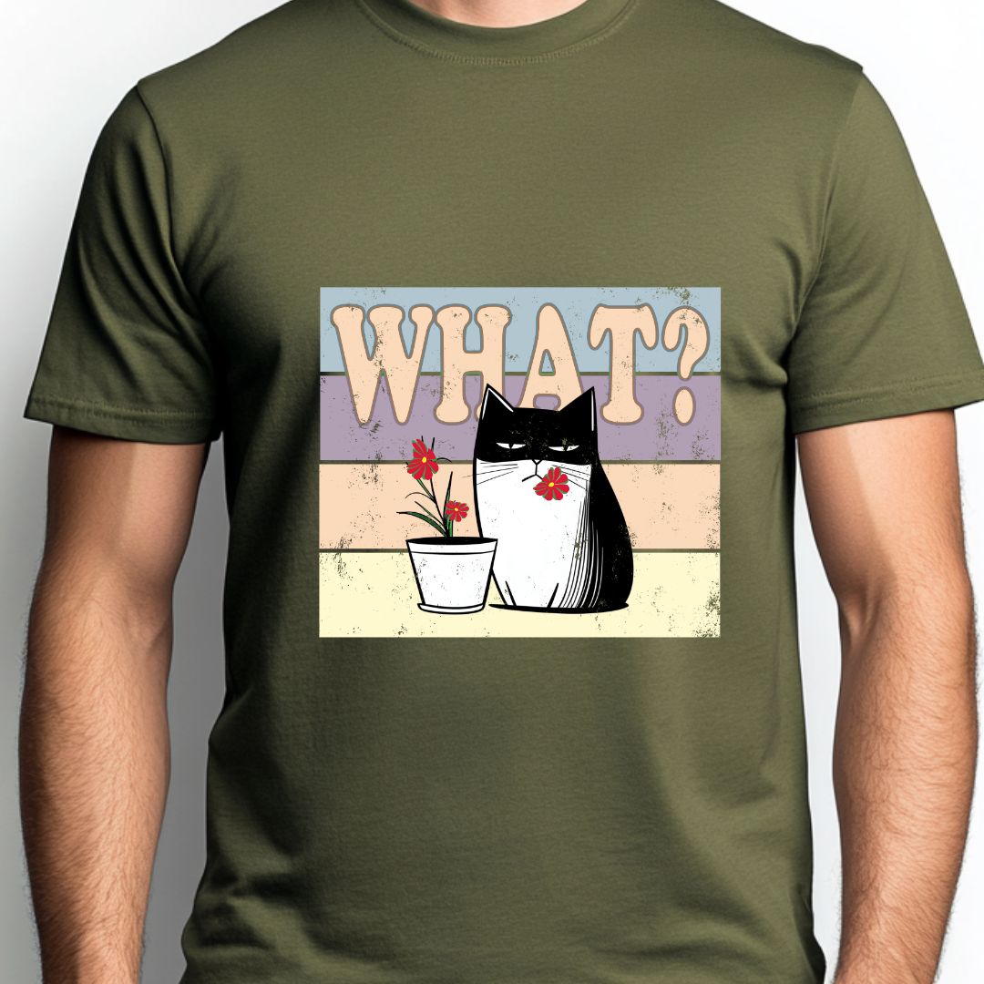 What? Unisex Soft-Style Cotton T-Shirt – Lightweight, Comfortable, and Sustainable