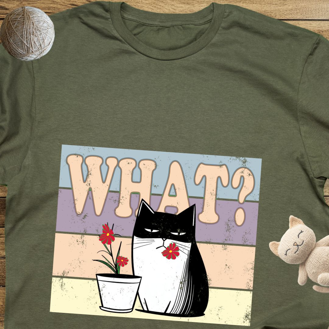 What? Unisex Soft-Style Cotton T-Shirt – Lightweight, Comfortable, and Sustainable