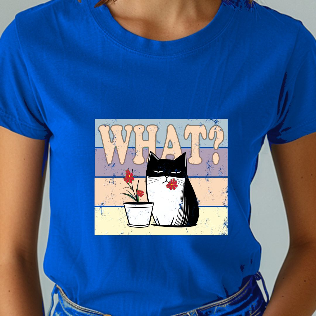 What? Unisex Soft-Style Cotton T-Shirt – Lightweight, Comfortable, and Sustainable