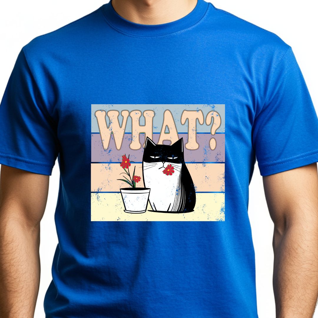 What? Unisex Soft-Style Cotton T-Shirt – Lightweight, Comfortable, and Sustainable