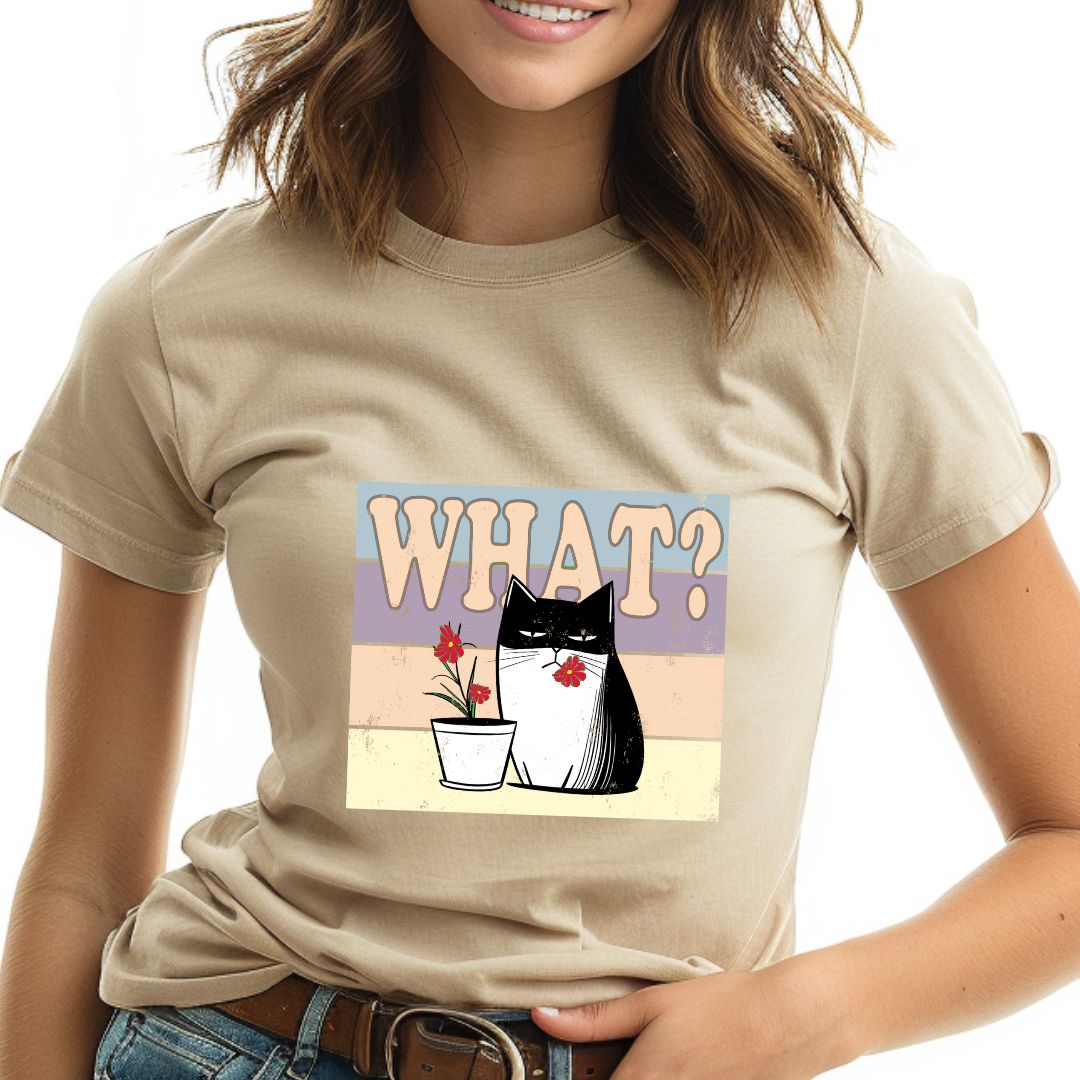 What? Unisex Soft-Style Cotton T-Shirt – Lightweight, Comfortable, and Sustainable