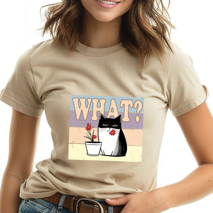 What? Unisex Soft-Style Cotton T-Shirt – Lightweight, Comfortable, and Sustainable