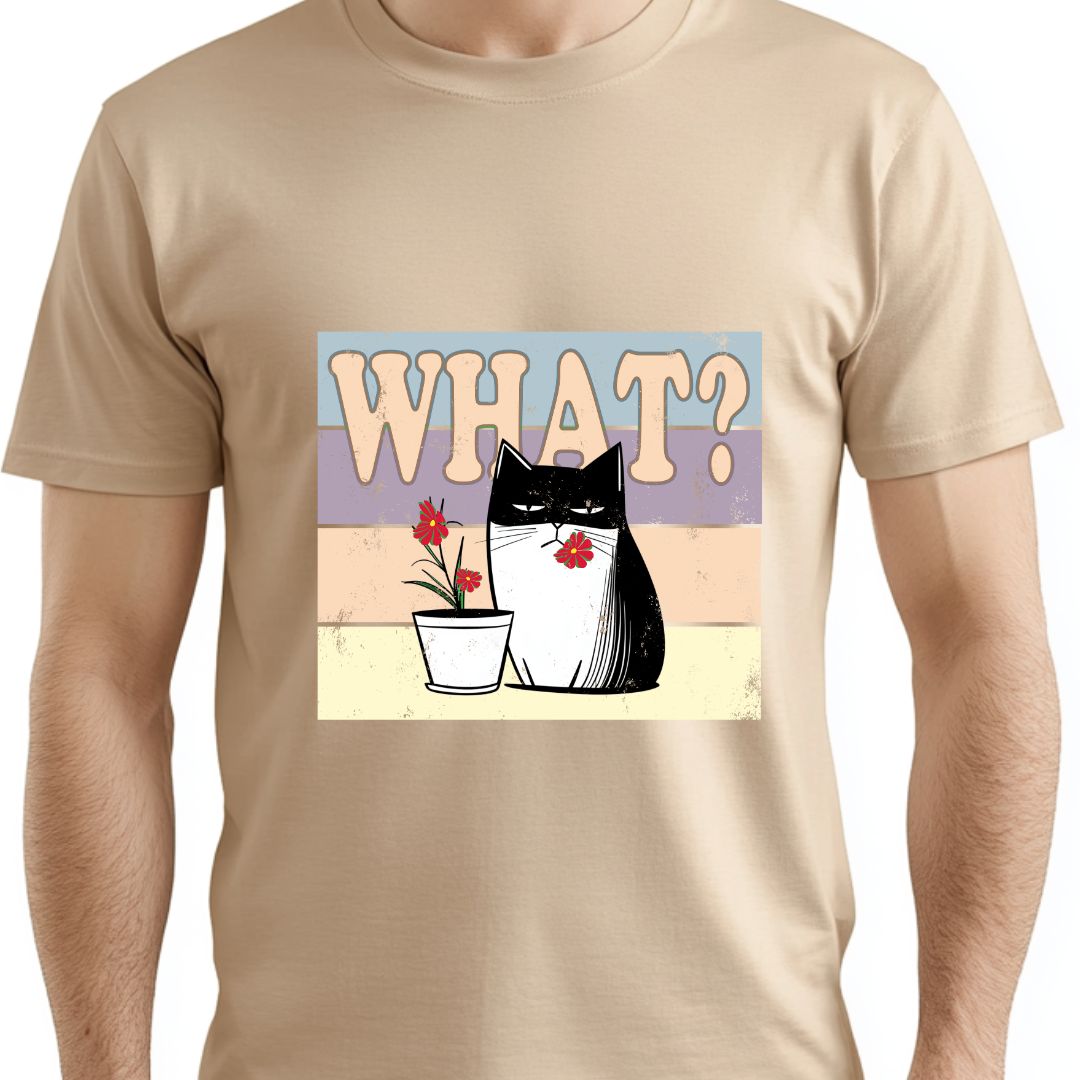 What? Unisex Soft-Style Cotton T-Shirt – Lightweight, Comfortable, and Sustainable