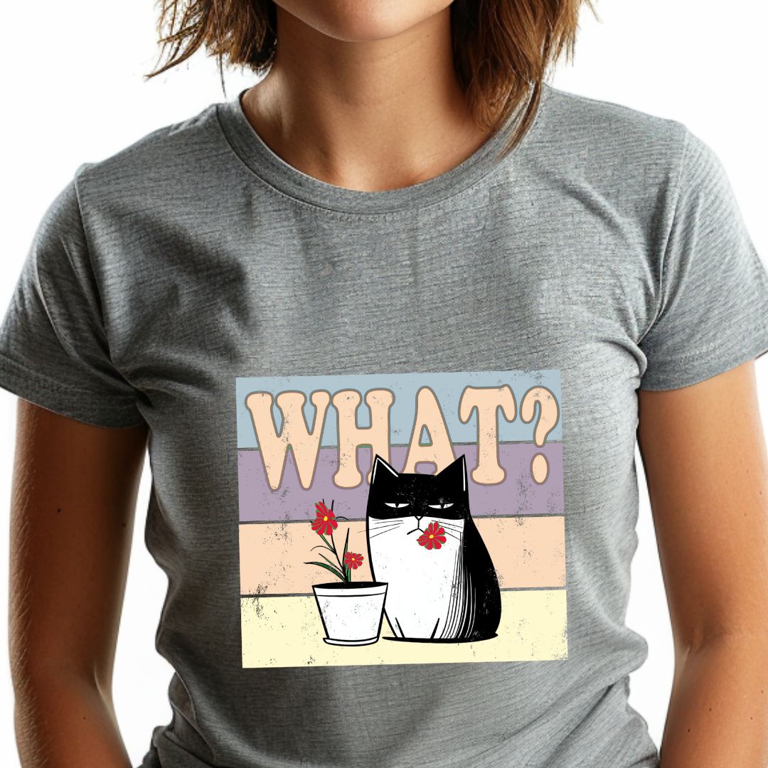 What? Unisex Soft-Style Cotton T-Shirt – Lightweight, Comfortable, and Sustainable