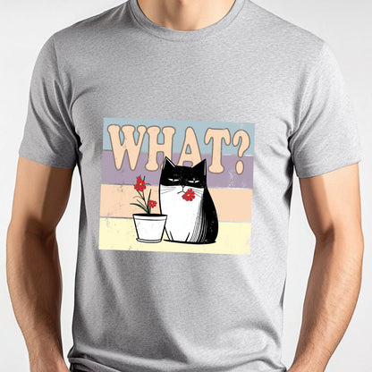 What? Unisex Soft-Style Cotton T-Shirt – Lightweight, Comfortable, and Sustainable