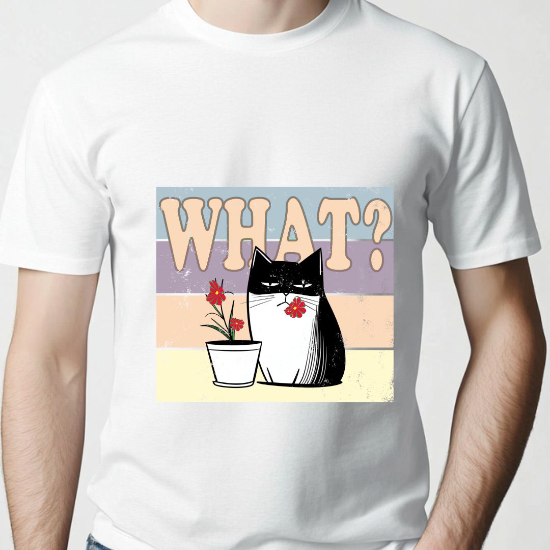 What? Unisex Soft-Style Cotton T-Shirt – Lightweight, Comfortable, and Sustainable