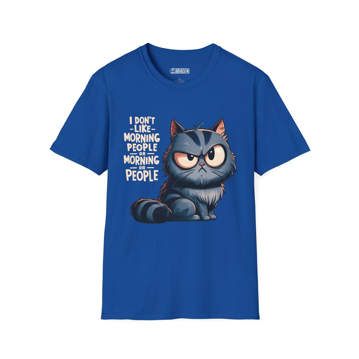 I Don't Like Morning People Unisex Soft-Style T-Shirt – Ultra Comfort & Timeless Style