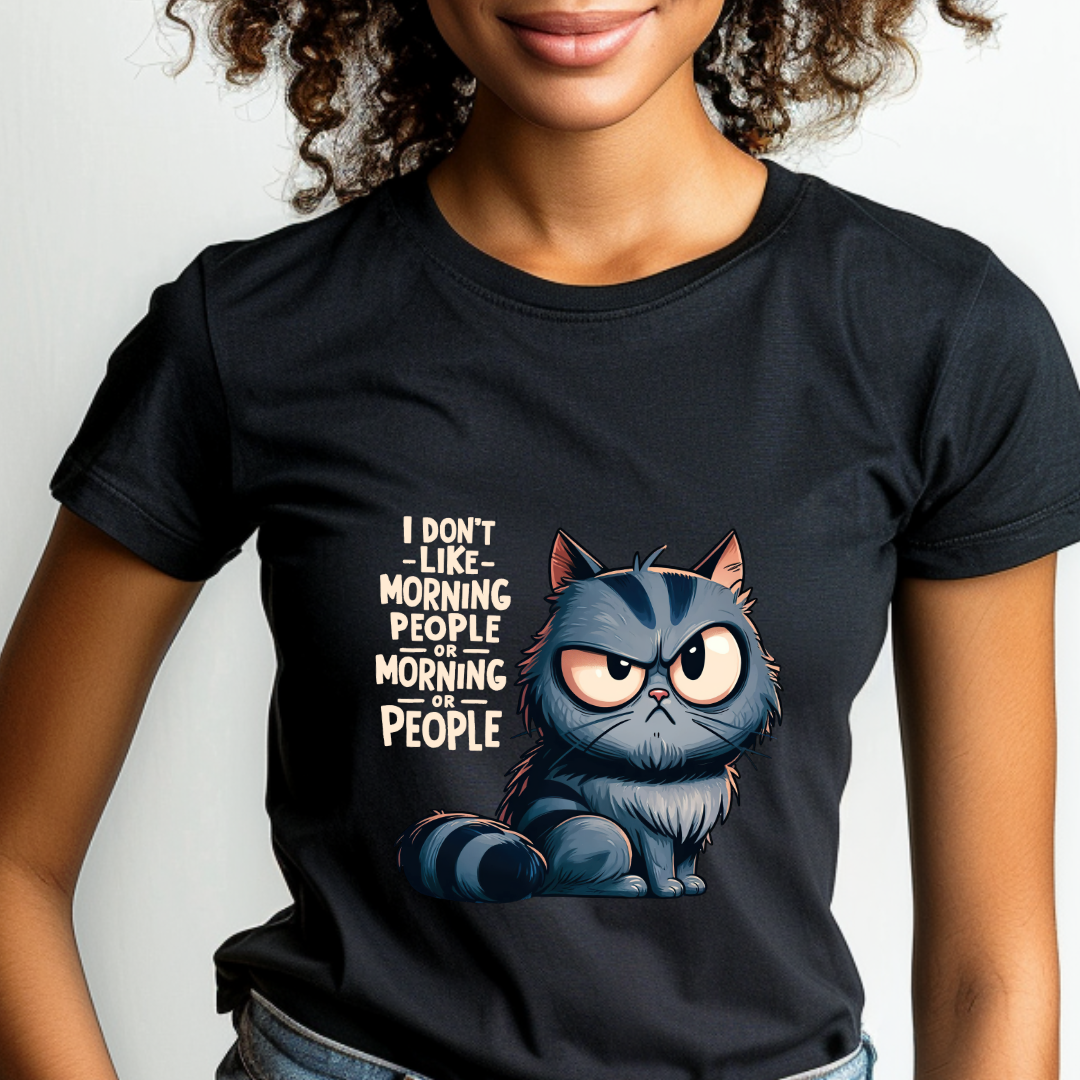 I Don't Like Morning People Unisex Soft-Style T-Shirt – Ultra Comfort & Timeless Style