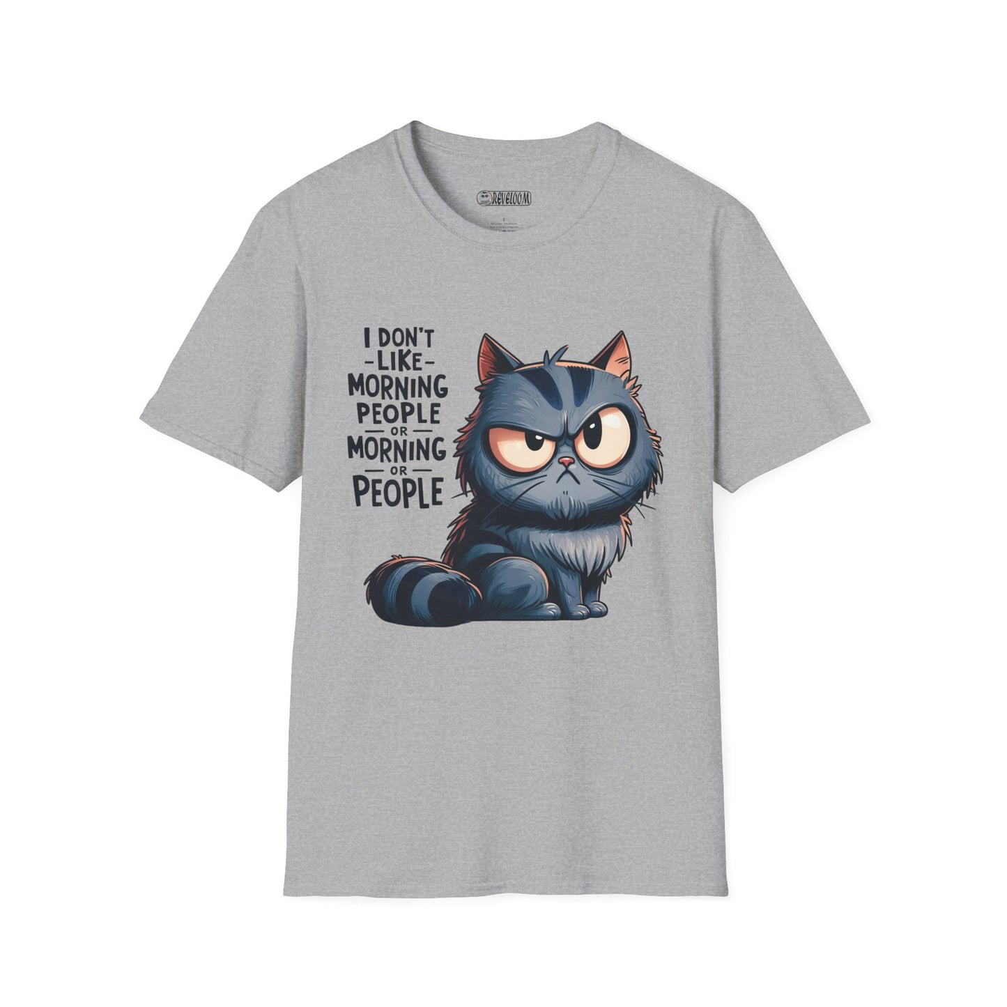 I Don't Like Morning People Unisex Soft-Style T-Shirt – Ultra Comfort & Timeless Style