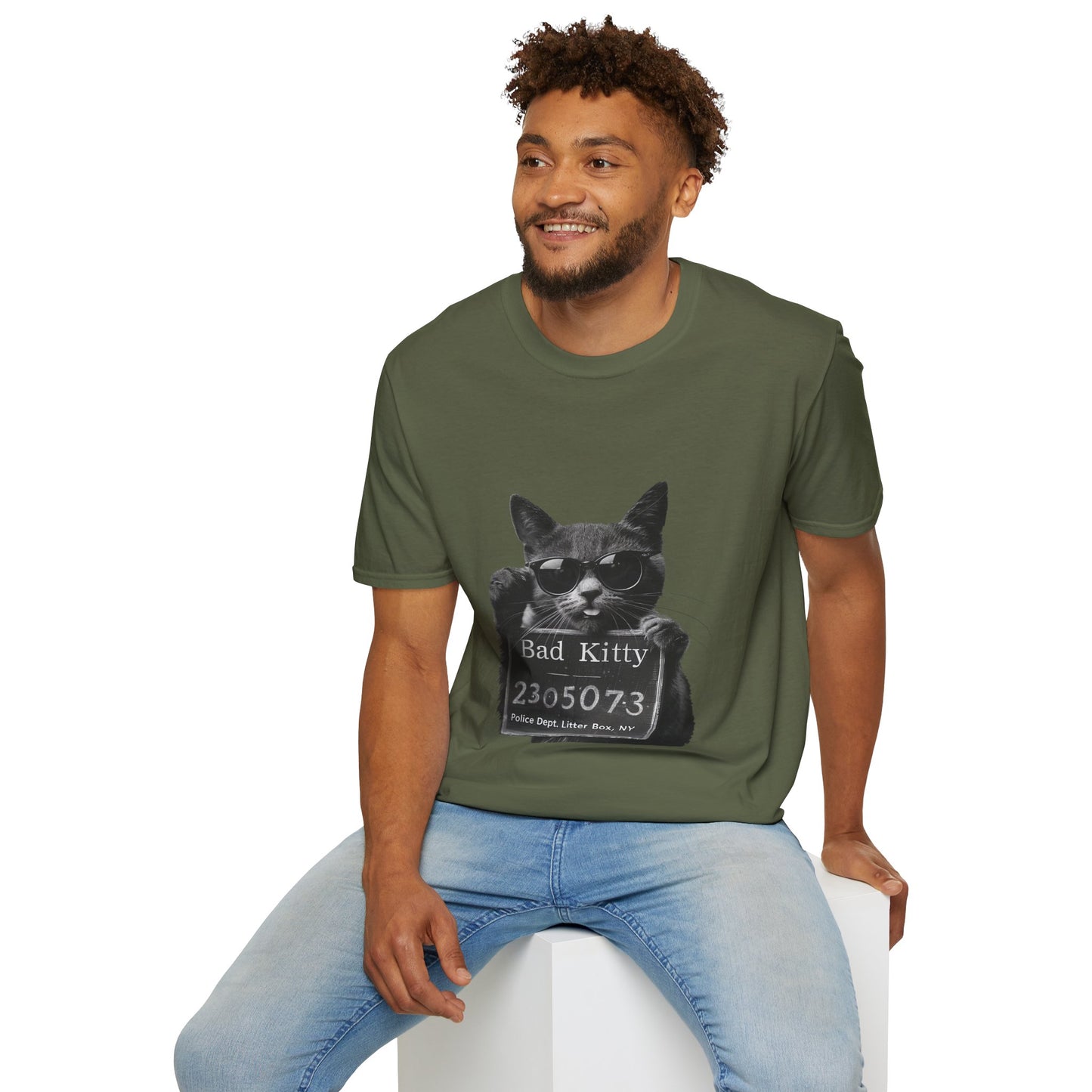 Bad Kitty Unisex Soft-Style Cotton T-Shirt – Lightweight, Comfortable, and Sustainable