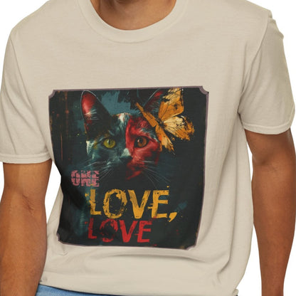 One Love Unisex Soft-Style Cotton T-Shirt – Lightweight, Comfortable, and Sustainable