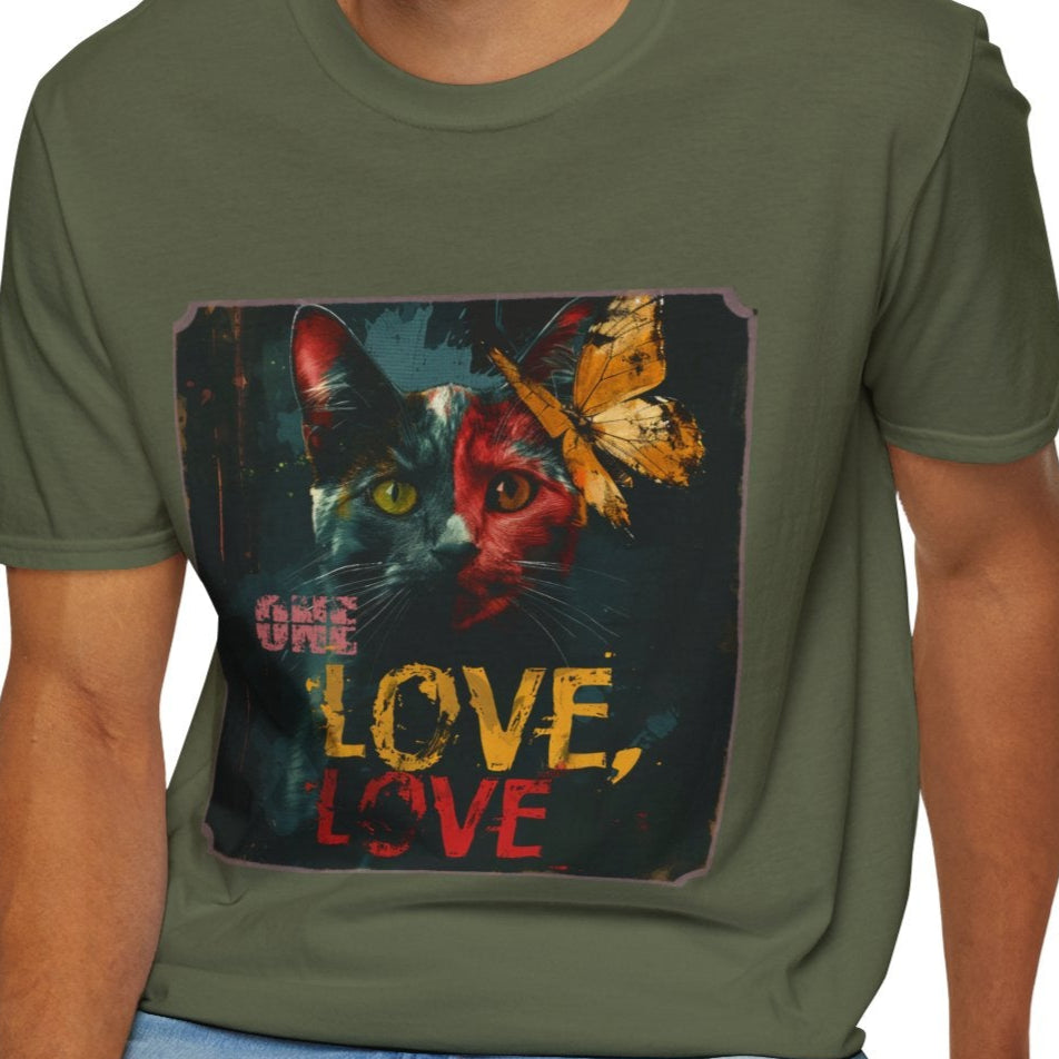 One Love Unisex Soft-Style Cotton T-Shirt – Lightweight, Comfortable, and Sustainable