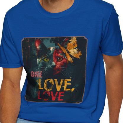 One Love Unisex Soft-Style Cotton T-Shirt – Lightweight, Comfortable, and Sustainable