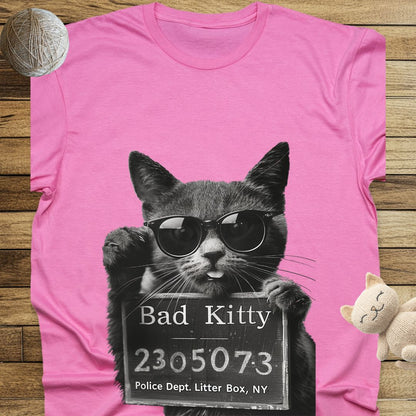 Bad Kitty Unisex Soft-Style Cotton T-Shirt – Lightweight, Comfortable, and Sustainable