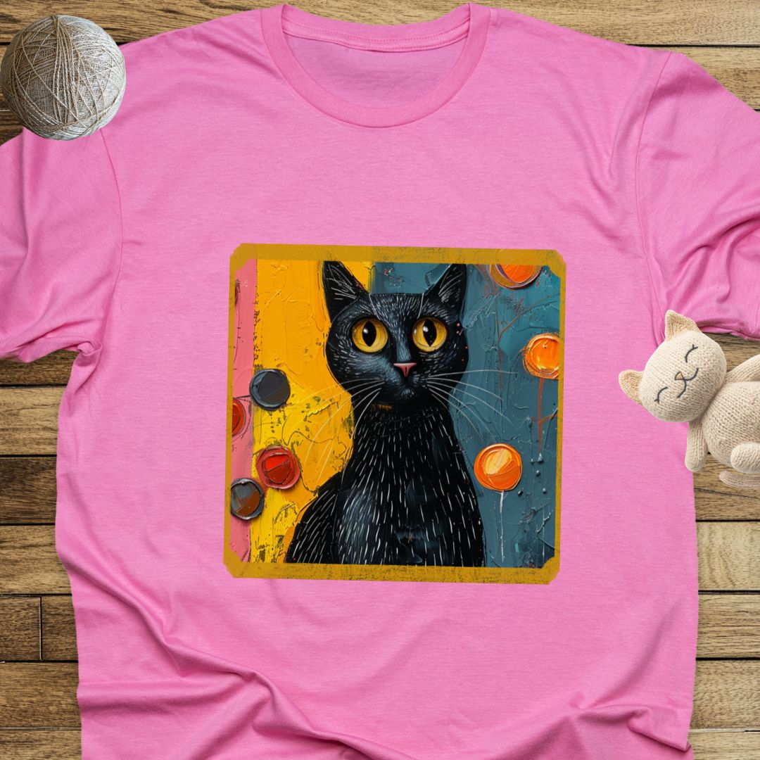 Oil Paint Like Cat #1 Unisex Soft-Style Cotton T-Shirt – Lightweight, Comfortable, and Sustainable